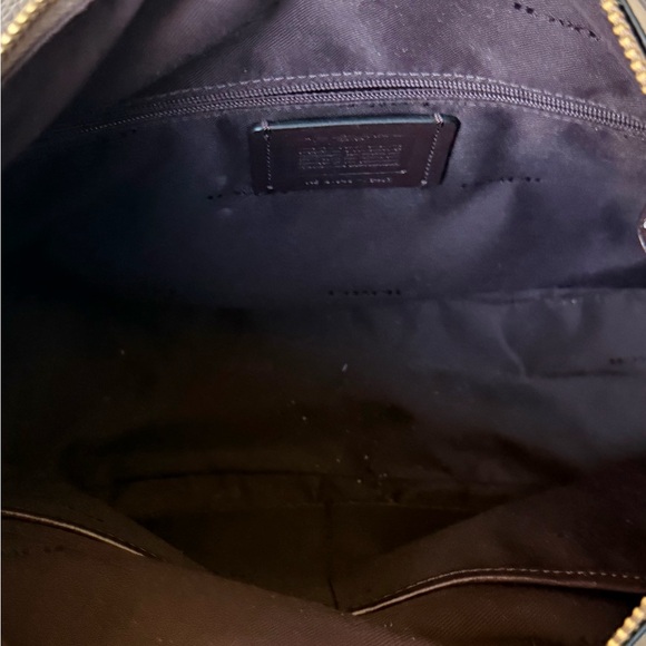 Coach Sutton Hobo Bag Polished Pebble Leather Scallop Rivets Crossbody Style7643 - Picture 14 of 15